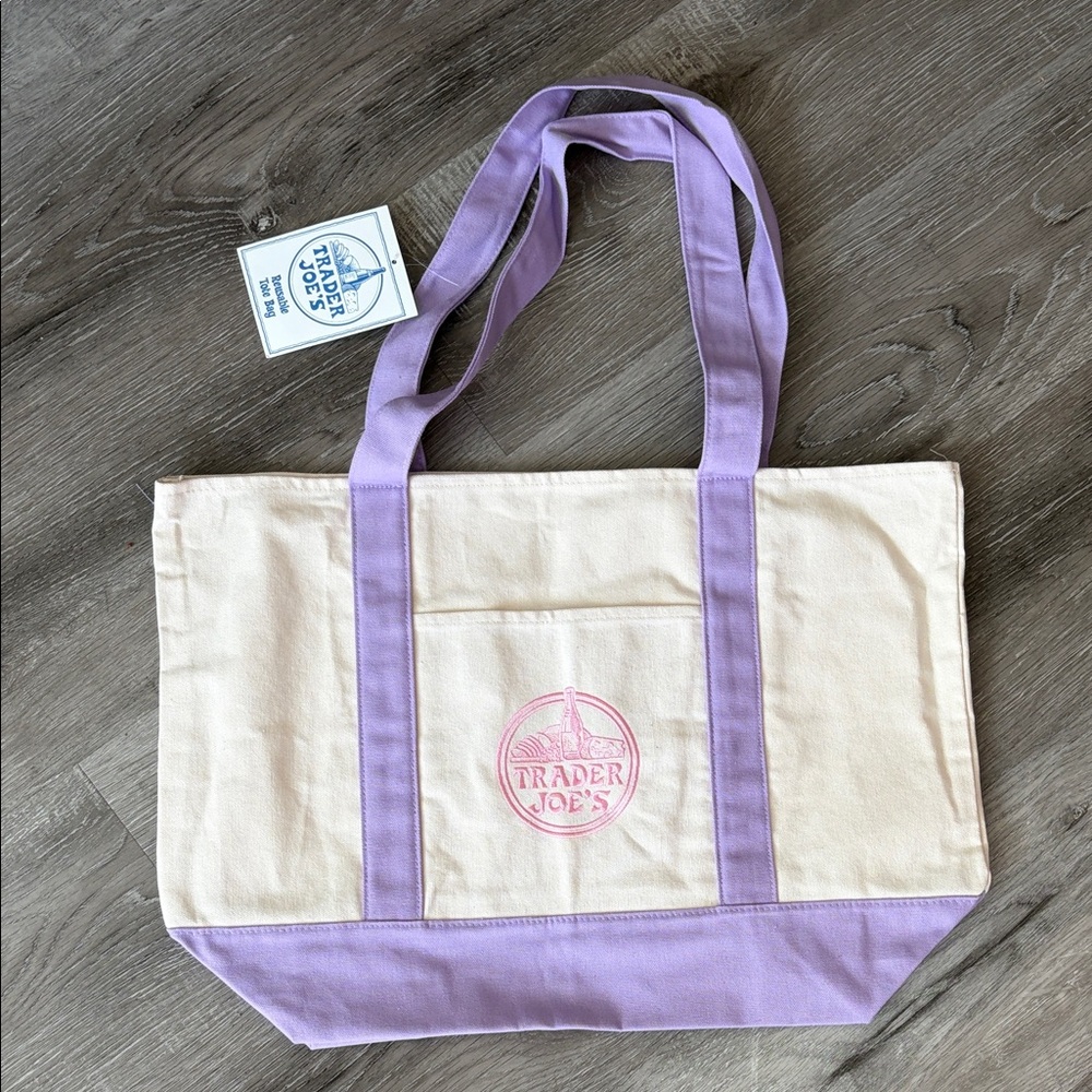 Trader Joe’s Lavender Tote Bag